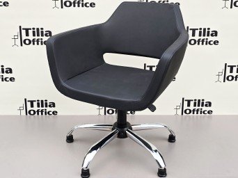 Pasific Çalışma Kuaför Bekleme Koltuğu Krom Sabit Yonca Ayak